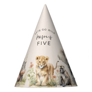 Chapéu De Festa Vamos Ficar Selvagens   Festa de Aniversário Infan