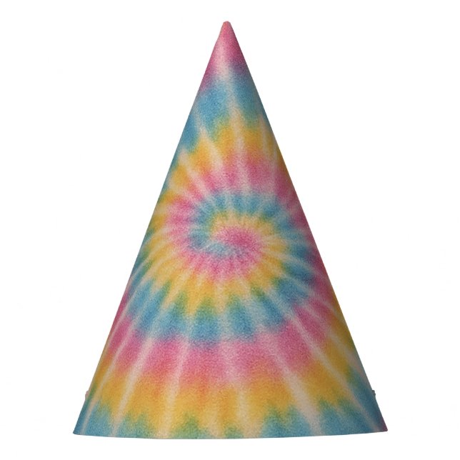 Chapéu De Festa Vamos Groove Tie Dye Party Hat (Frente)