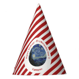 Chapéu De Festa van Gogh's The Starry Night Party Items Collection