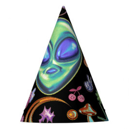 Chapéu De Festa Vento de Verão da galáxia de Mikitiez aquarius