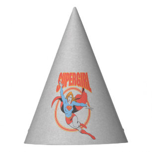 Chapéu De Festa Verdadeiro Gráfico Voador da Supermenina Vintage
