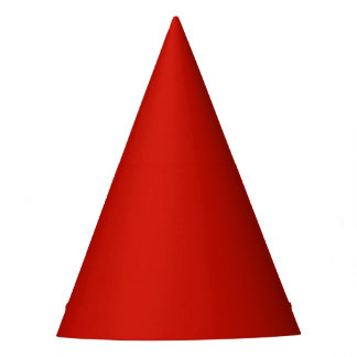 Chapéu De Festa Vermelho batom sólido