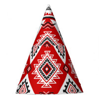 Vermelho branco preto étnico, motivos ucranianos.