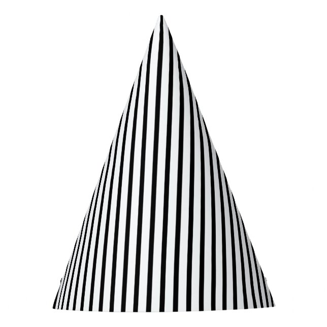 Chapéu De Festa Vert Striped BW (Frente)