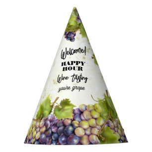 Chapéu De Festa Vinhedo de Uvas