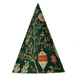 Chapéu De Festa Vintage Christmas Pattern - Paper Party Hat