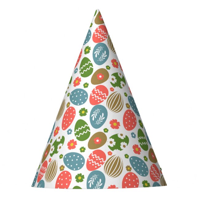 Chapéu De Festa Vintage Felz pascoa Blooms (Frente)