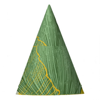 Chapéu De Festa Vintage Ginkgo Biloba: Folhas Tropicais