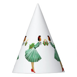 Chapéu De Festa Vintage Lady 1950 Natal