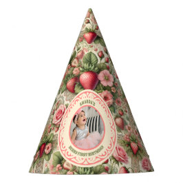 Chapéu De Festa Vintage Strawberry primeiro aniversario Party Phot