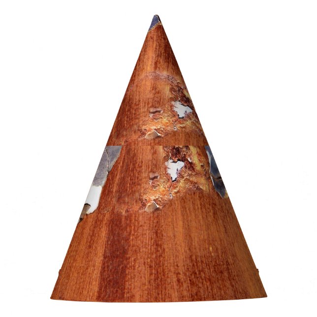 Chapéu De Festa Vintage Textura De Ferro. (Frente)