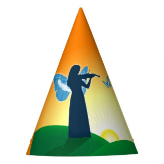 Chapéu De Festa Violinista e borboleta