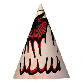 Chapéu De Festa Visão Sanguínea Psicodélica