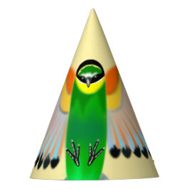 Chapéu De Festa Voo Colorido de Aves