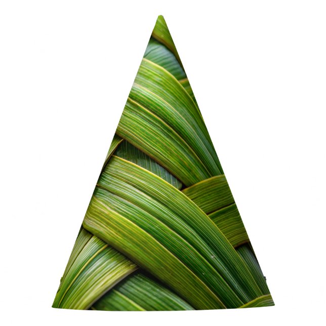 Chapéu De Festa Weave verde fresca de bambu (Frente)