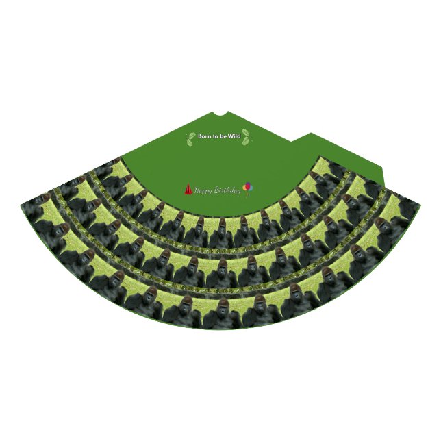 Chapéu De Festa Wild Gorilla Birthday Party Pattern (Frente)