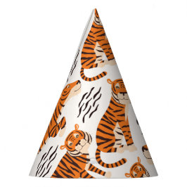 Chapéu De Festa Wild One Safari Jungle Tiger Party Hat