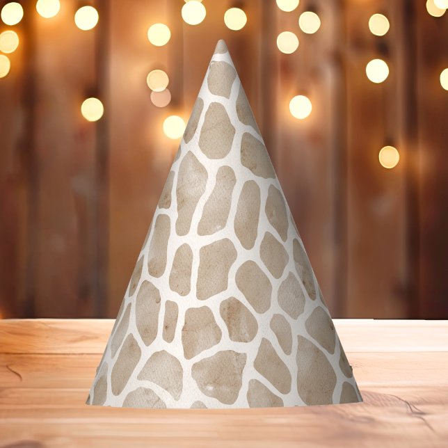 Chapéu De Festa Wild Safari Animal Giraffe Impressão (Criador carregado)