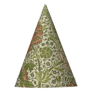 Chapéu De Festa William Morris Cray Sage Flower Floral Botânica