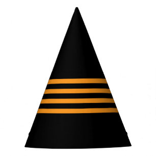 Chapéu de festa xadrez amarelo e preto de verão pa