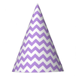 Chapéu De Festa Zigzag Roxo, Chevron Roxo, Padrão Geométrico