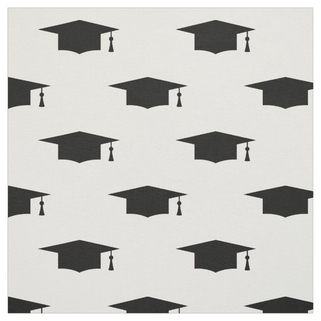 Chapéu de graduação com tecido têxtil em forma de  (Modelo)