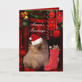 Chapéu de Natal do Natal do Cartão