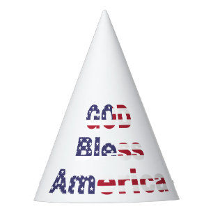 Chapéu de Papel de Festa Patriótica - Deus Abençoe