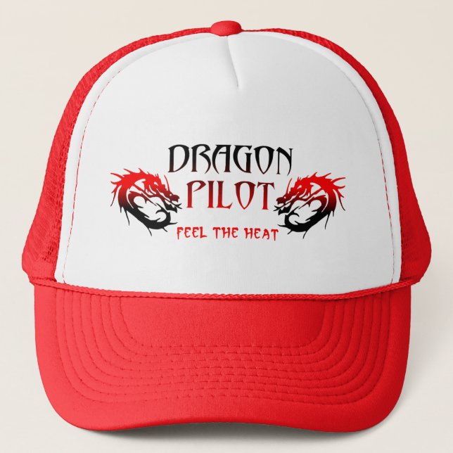 Chapéu de Piloto de Dragão Boné (Frente)