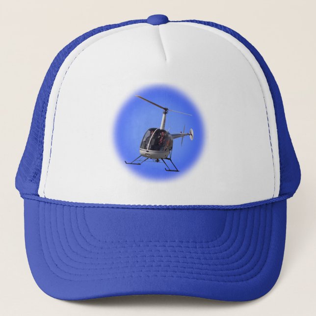 Chapéu do camionista do helicóptero dos bonés de (Frente)