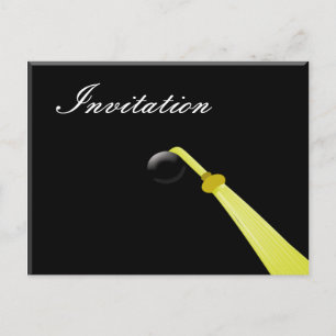 Chapéu do formando, convite da festa de formatura