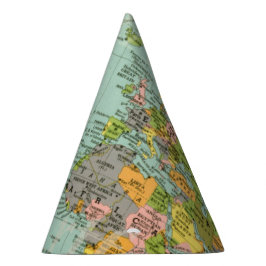 Chapéu do partido - mapa multicolorido