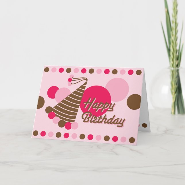 Chapéu do Partido Retroativo - Cartão de Aniversár (Frente)