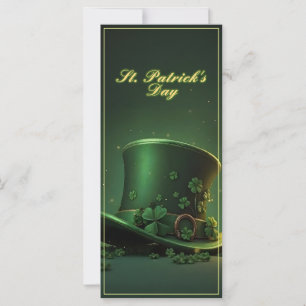 Chapéu e Desenho de Trevo do Dia de São Patrício