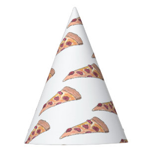 Chapéus da "Pizza Party"