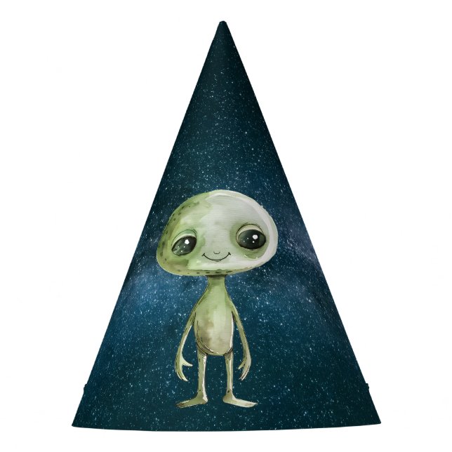Chapéus de Festa de aniversário de alienígena (Frente)