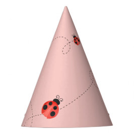 Chapéus de festa de papel com besouros vagalumes e