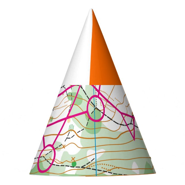Chapéus de festa de papel - curso orientador (Frente)