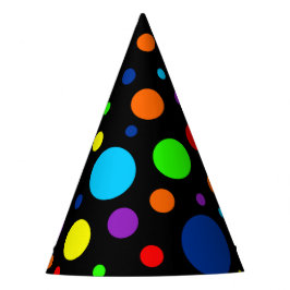 Chapéus de festas Black Rainbow