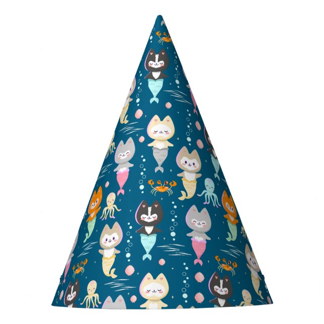 Chapéus de Festas de Papel para um aniversário tem (Frente)