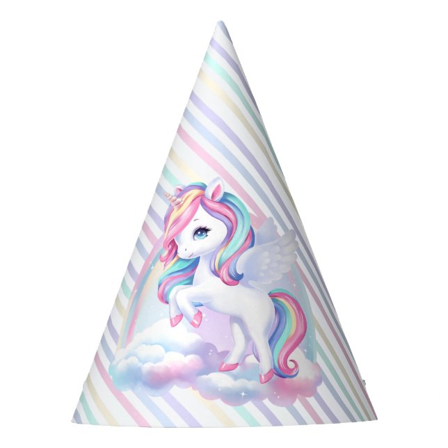 Chapéus de festas de papel para uma festa de anive (Frente)