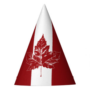 Chapéus de festas do dia do Canadá