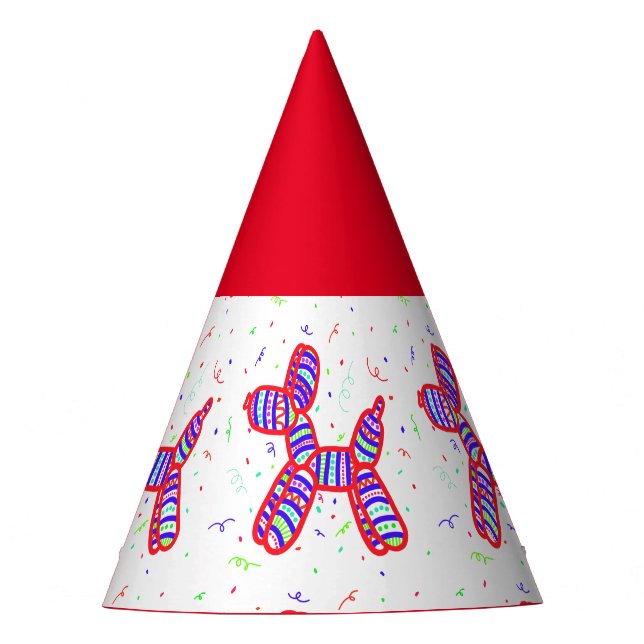 Chapéus de Partido de Cães Balões (Frente)