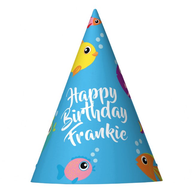 Chapéus do Partido do primeiro aniversario Aquário (Frente)