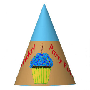 Chapéus do Partido dos Balões de Cupcake Azul