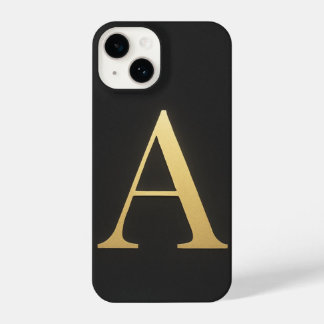 Charcoal Grey ‘A’ Phone Case – Bold, Trendy