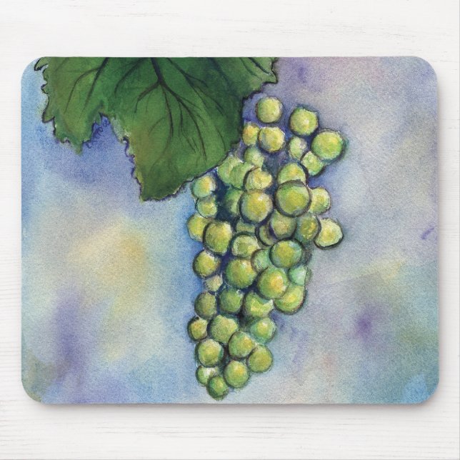 Chardonnay Wine Graphics Mousepad (Frente)