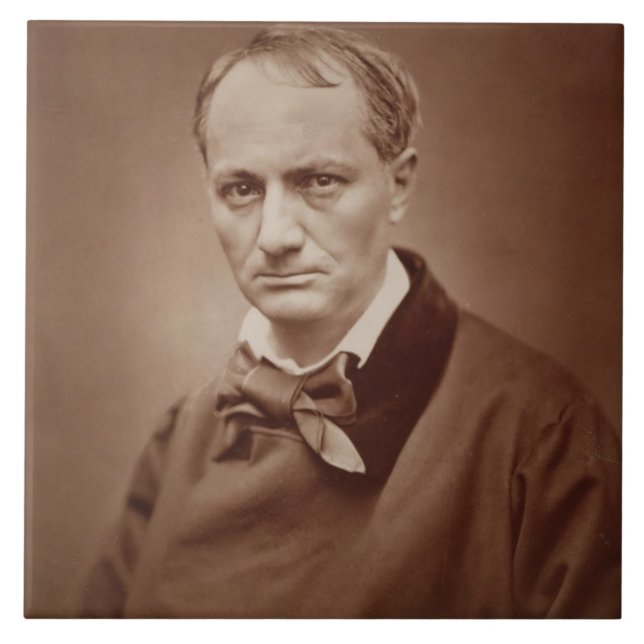 Charles Baudelaire (1821-67), poeta francês, (Frente)