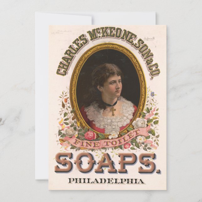 Charles McKeone, Son & Co., Antiguamente Soap Ad (Frente)