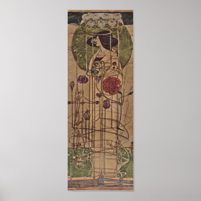 Charles Rennie Mackintosh Art Nouveau Poster (Frente)